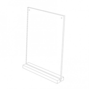 2025 Nouvelles options d'affichage polyvalentes: le porte-affiche en acrylique tendance est disponible en tailles A3, A4 et A5 pour une communication efficace - Product Image 4