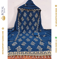 Nouveau tissu Georgette à usage quotidien avec matériau de robe de travail séquentiel avec dentelle Jalar