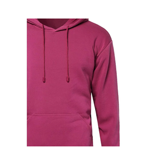 Sweat à capuche unisexe épais personnalisé OEM avec impression en relief, en tissu 100 % coton écologique, pour homme, collection automne - Product Image 3