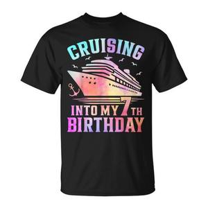 T-shirt per il 7° compleanno a tema crociera: festeggia con stile con le nostre felpe e maglioni promozionali personalizzati - Product Image 1