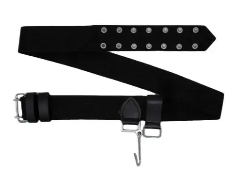 customer black leather ship officer ceremonial sword belt & holsters wholesale Sword belts