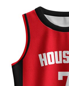 Maillot de basketball personnalisable imprimé pour homme, sans manches, col en V, coupe athlétique, 100 % polyester, anti-humidité, été-printemps - Product Image 5