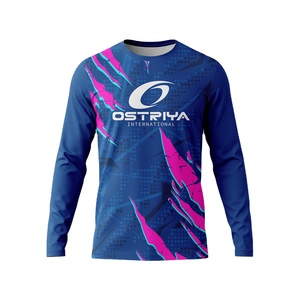 เสื้อฟุตบอลแบบเต็มตัวผ้าโพลีเอสเตอร์ระบายอากาศได้ดีเสื้อฟุตบอลแบบกำหนดเอง100% โลโก้ด้านหน้า - Product Image 1