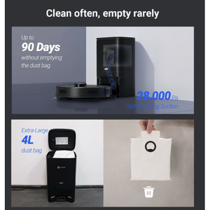 Aspiradora Robótica Ezviz CS-RE4P-PBT2 a Batería con Función de Limpieza en Seco y Húmedo, Instalación Automática para Uso en Hoteles - Product Image 3