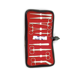 MEDIHEAL SURGICAL CORPORATION MSC-H-3313 Kits chirurgicaux personnalisés en acier inoxydable 9 pièces, manche de scalpel, lames de couteaux, ciseaux - Product Image 5