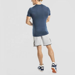 T-shirt de sport pour homme Active Men's Gym Fit, respirant, écologique, tissu doux à séchage rapide pour les entraînements, grandes tailles, design uni - Product Image 4