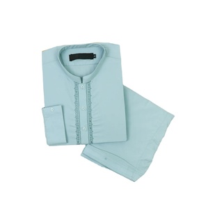 Breathable High-quality <b>Men's</b> Fashionable Cotton Silk Modal Viscose Shalwar Kameez Wedding Modern Design Panjabi <b>Kurta</b> - Product Image 5