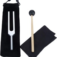 128/432hz Medical Neurological Aluminum Sensory Large Tuning Fork Ear Pick Vibrator Ringing Clip Tool 512 Diagnostic Instruments