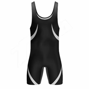 Singlet de musculation sans manches pour hommes, fabrication en gros, sublimé, pour la lutte - Product Image 5
