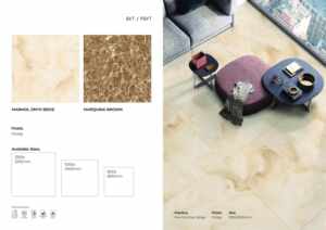 Carreaux de sol en porcelaine brillante 1200x1200 aspect poli pour intérieurs - Product Image 2