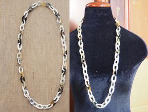 Collier de luxe en corne de buffle fait à la main, bijoux naturels et durables pour femmes, haute qualité - Product Image 5