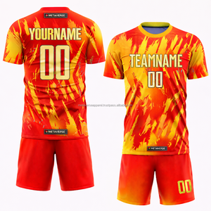 Meilleures ventes : Ensembles d'uniformes de football en polyester recyclé à manches courtes, séchage rapide, respirants, antibactériens – Fournisseur d'usine OEM en gros - Product Image 6