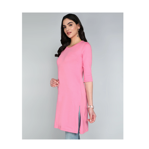 Top Largo de Algodón para Mujer, Superventas, Estilo Informal y Cómodo, Tejido Suave, Ideal para la Oficina Diaria - Product Image 6