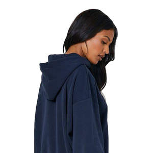 Ensemble de pantalons de survêtement à capuche en molleton respirant pour femmes unisexe grande taille avec logo imprimé à motif solide Service OEM disponible - Product Image 3