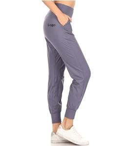 Pantalons de jogging en molleton français pour femmes, légers, décontractés, taille élastique, confort, style jambe fuselée - Product Image 4