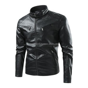 2025 Customized Men Clothing Casual Wears New Arrival Men's High Quality Men's Brown Leather Trench Coat jacket for men - Product Image 1