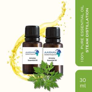 AARNAV GLOBAL EXPORTS Aceite Esencial Puro de Armoise - Certificado GMP, Destilado al Vapor, Iluminador, Hidratante y Nutritivo - Venta al por Mayor - Product Image 1