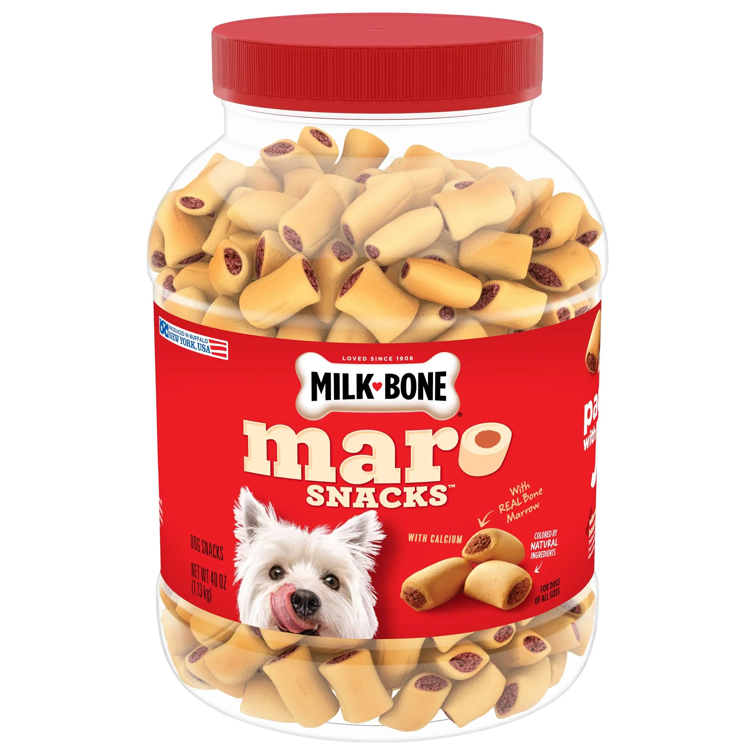 Melkbot Marosnacks Hondensnoepjes, Rundvlees, 40 Ounce