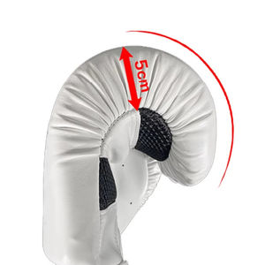 Gants de boxe en cuir de vachette de qualité supérieure pour hommes, pour l'entraînement en salle de sport, le fitness, le sparring, les entraînements avec sac lourd et la pratique des techniques - Product Image 4