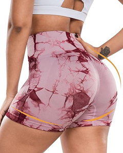 กางเกงขาสั้นโยคะสำหรับผู้หญิงแห้งเร็วระบายอากาศได้ดีกางเกงขาสั้นโยคะนุ่มสบาย - Product Image 2