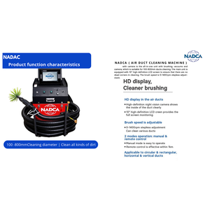 NADCA Machine de nettoyage de conduits d'air - Product Image 5