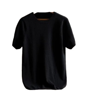 Camiseta de lana merino Superfina para hombre, camiseta Base transpirable de secado rápido, antiolor, sin picazón, camisetas de manga corta, suéter de punto - Product Image 4