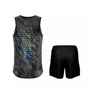 Logotipo personalizado Sublimación personalizada Unisex Verano Pista y campo Uniformes Calidad superior Nylon Diseños únicos para correr - Product Image 2