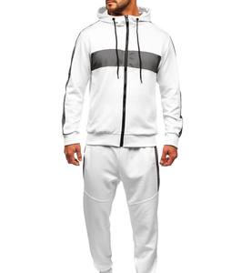 Survêtement pour homme 100% coton hommes costumes 2025 vêtements de sport survêtement capuche survêtements ensembles survêtements personnalisés - Product Image 1