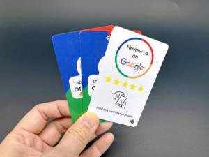 การ์ดตรวจสอบธุรกิจแบบไร้สัมผัสของ Google ที่พิมพ์แบบกําหนดเองการ์ด NFC ที่ตั้งโปรแกรมได้ - Product Image 2