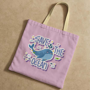 Ocean-Themed Tote Bag with Zipper Closure Large Capacity Floral <b>Decoration</b> in Denim Straw Canvas Material for <b>Summer</b> Spring Use - Product Image 3