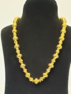 Conjuntos de Joyería Chapados en Oro de Dubái de Alta Costura de 24 Quilates para Mujer, Nuevo Diseño de Dijes de Cuatro Gramos - Product Image 4