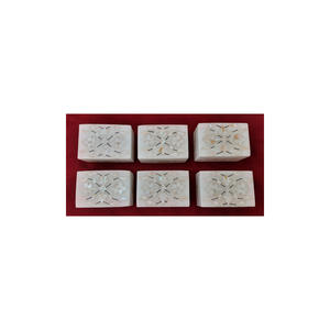 Nouveau produit attrayant fait avec une grande fabrication boîtes d'incrustation de nacre en marbre blanc avec caractéristique durable pour femme - Product Image 1