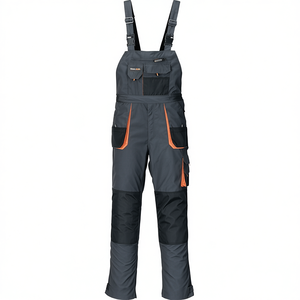 Men's Dungarees Size 56 Dark Grey/Black/<b>Orange</b> TERRATREND Promotional <b>Polo</b> Shirts - Product Image 2