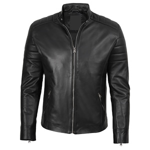 2026 OEM Top Trending Genuine Black Cowhide Leather <b>Jacket</b> For Men's High Quality Low MOQ Plus Size Winter Fashion <b>Heated</b> <b>Jacket</b> - Product Image 1