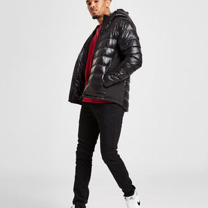 Men's Winter Autumn Casual <b>Parker</b> <b>Jacket</b> New Fashion High Street Waterproof Windproof Stand Collar Woven Fabric Warm Daily Use - Product Image 4