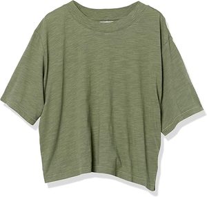 เสื้อยืดผ้าฝ้าย100% หนาคอกลมสำหรับผู้ชายทรงโอเวอร์ไซส์ผ้าถักนิตติ้งลายไม้ไผ่ล้วนพิมพ์ลายปรับแต่งได้ - Product Image 1