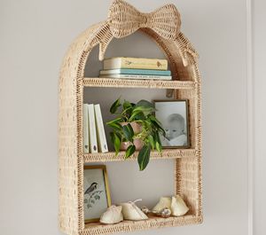 ชั้นวางโบว์หวายเป็นชั้นสำหรับห้องครัวห้องน้ำห้องนั่งเล่นเรือนเพาะชำชั้นวางติดผนังแบบเป็นชั้นสินค้ามีเอกลักษณ์และมีสไตล์ - Product Image 4