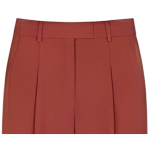 กางเกงผ้าแคนวาสลำลองสำหรับผู้หญิง เอวกลาง รูดเชือก แห้งเร็ว ระบายอากาศดี ผ้าฝ้าย 100% - Product Image 2