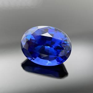 ราคาอัญมณีร้านค้าขายส่งออนไลน์สินค้าที่ไม่ซ้ำกันต่ำ Moq การปรับแต่ง Lab-ปลูกไพลินสีฟ้า - Product Image 3