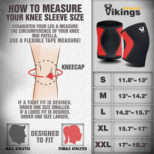 Custom High Quality Neoprene 4mm Thick Non-Slip Powerlifting Workout <b>Knee</b> Sleeves - Product Image 6