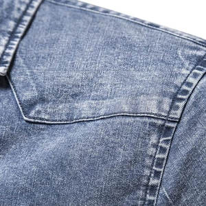 เสื้อยีนส์ผู้ชายขนาดบวก ใส่ง่าย เสื้อยีนส์ผู้ชายน้ําหนักเบา ราคาถูก 2024 เสื้อยีนส์ผู้ชาย - Product Image 4