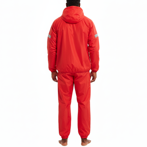 OEM Vente en gros Logo personnalisé imprimé Haute qualité Rouge à capuche Uni Fitness Unisexe Perte de poids Sports Sauna Sweat Suit - Product Image 5