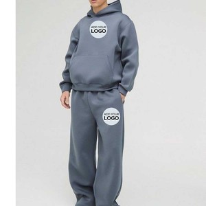 Bas Sports d'hiver Sweat à capuche décontracté Jogging Bas Hommes Regular Fit Survêtement Ensemble complet - Product Image 4