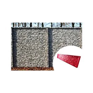 Distributeur de confiance de moules décoratifs de qualité supérieure pour mur de clôture simple de conception moderne pour béton à bas prix