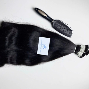 8-40 pouces de long droite cuticule alignée vague Afro Curl lâche vague profonde naturel brut vietnamien faisceaux de cheveux humains cheveux - Product Image 4