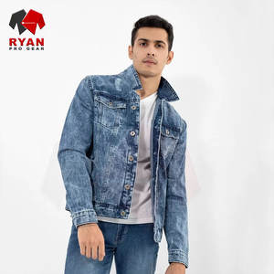 Chaqueta Vaquera para Hombre, Fabricación al por Mayor, OEM, ODM, Color, Talla y Logotipo Personalizables, Estilo con Botones, Tela Resistente - Product Image 5