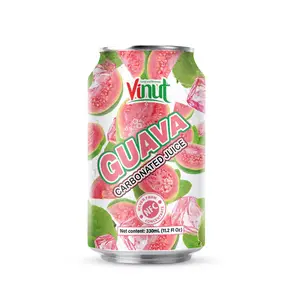 330ml Guava Carbonated Drinks NFC HALAL OEM ODM Private Label Wholesales Customized Beverage Manufacturer - Product Image 1