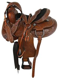 Ensemble de selles de cheval en cuir véritable de qualité supérieure Western Endurance English Racing Saddle and Tack Match parfait - Product Image 6