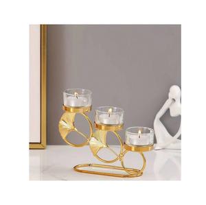 Portavelas de metal artesanales de lujo, ideales para bodas, fiestas, ocasiones festivas y interiores elegantes. - Product Image 1