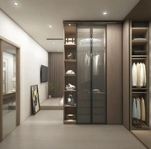 CBMMart Armoire de rangement sur mesure économique et tendance pour chambre à coucher, placards, armoires - Product Image 1